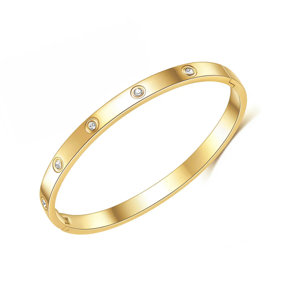 Cleo Zirconia Armreif