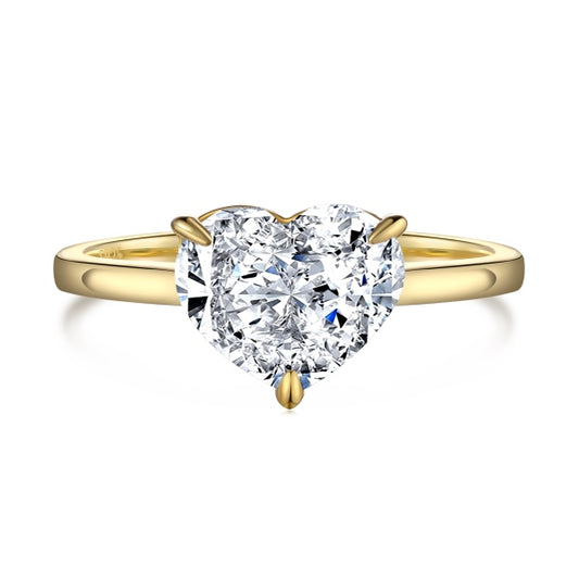 Gold Herz Ring