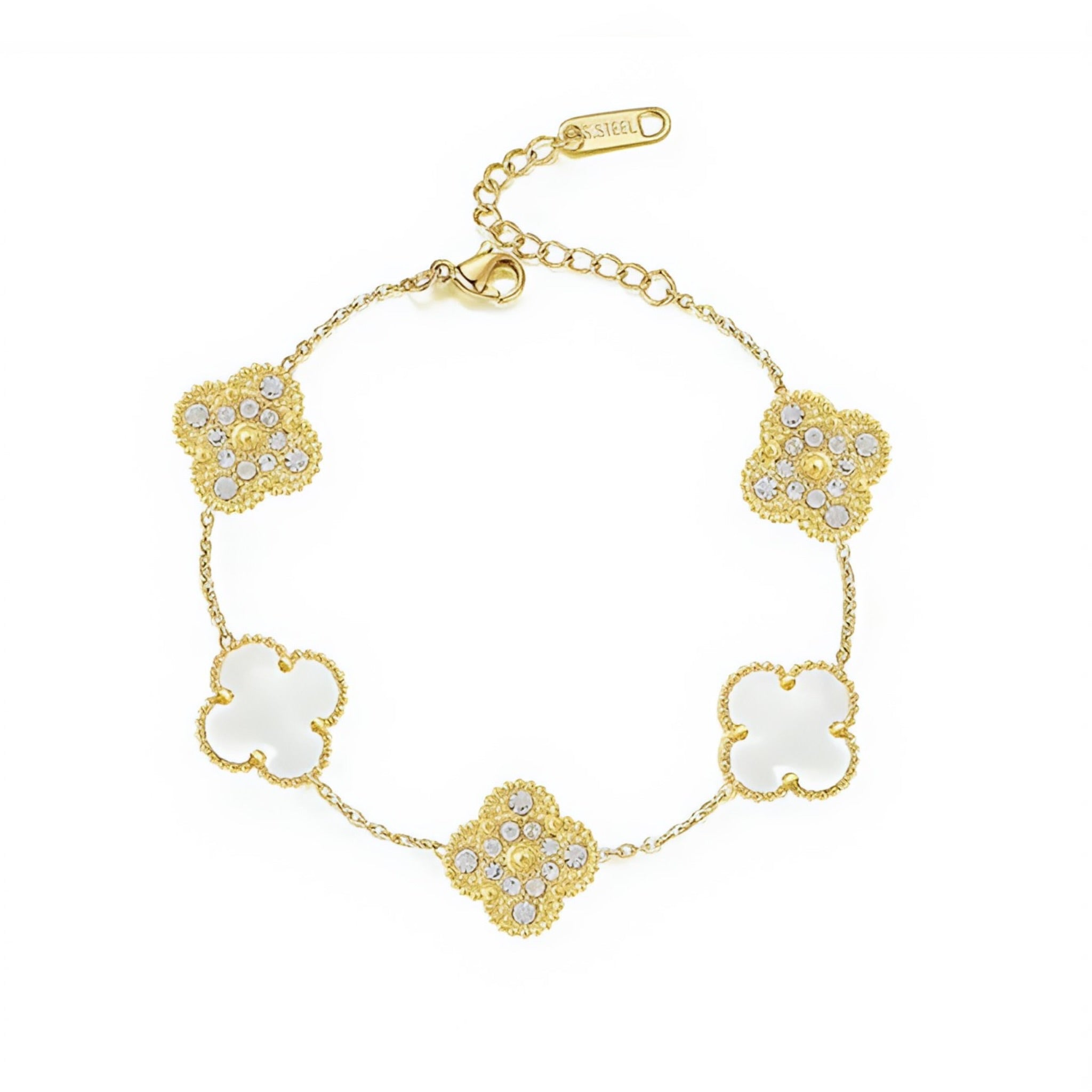 Clover Zirconia Armband