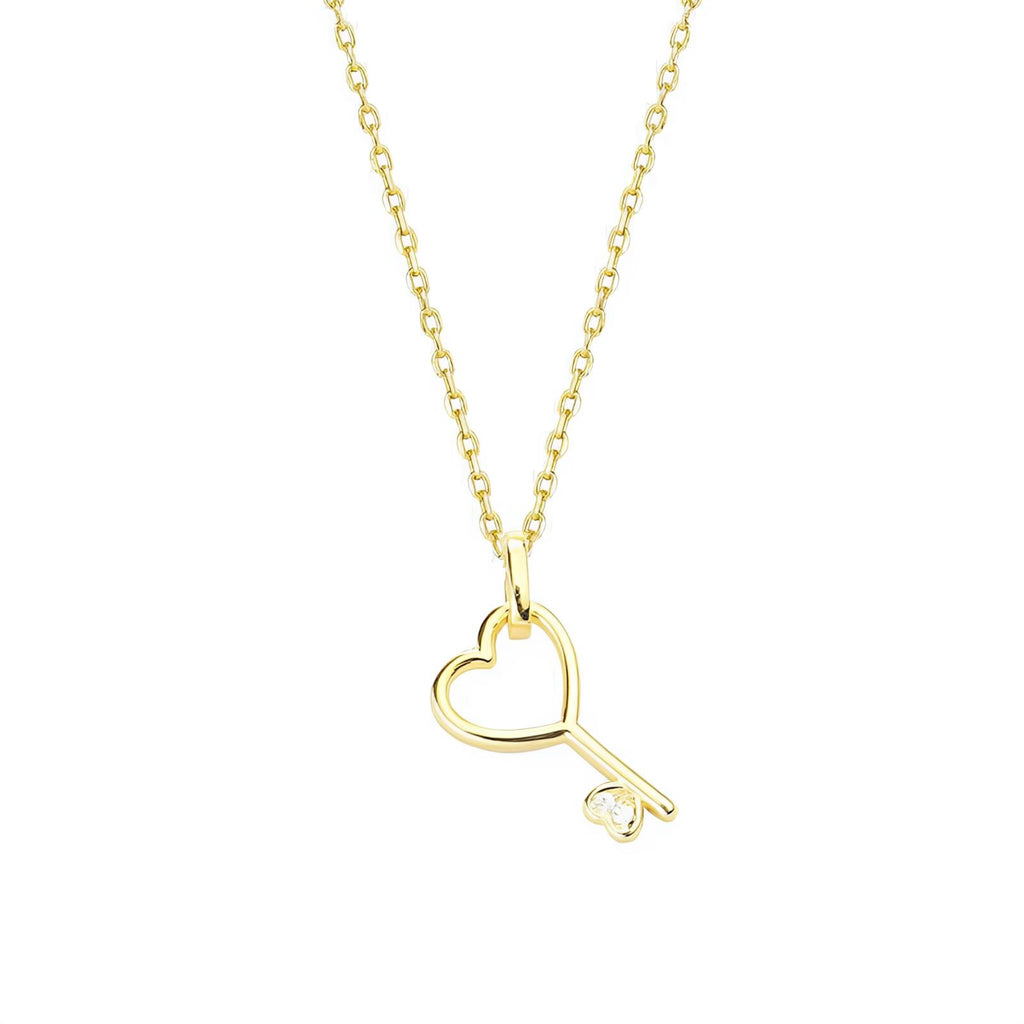 Herz key Halskette