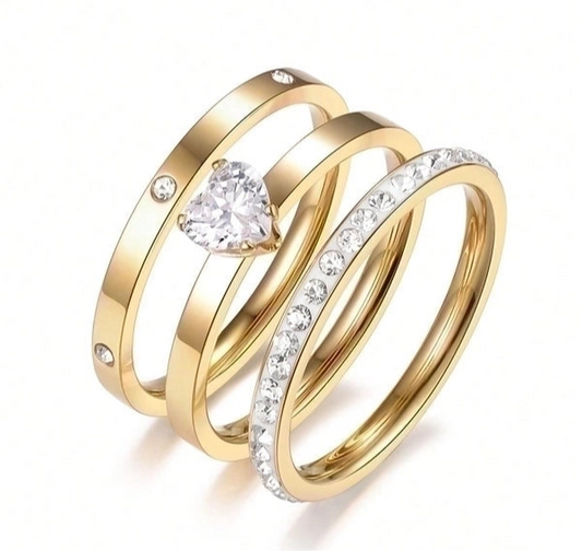 Lumi Ring 3-Set