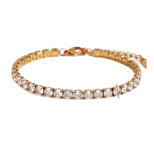 Tennis Armband 4 mm