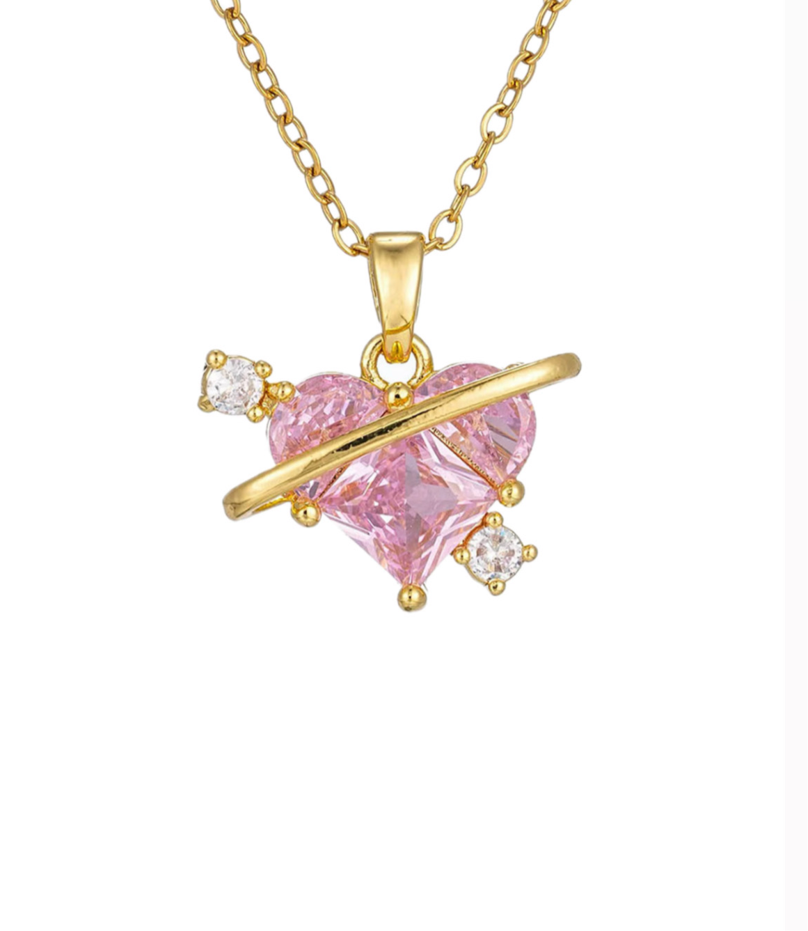 Space Herz Halskette